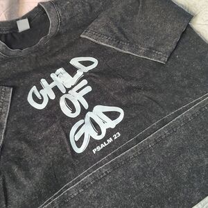 Child of God Graphic Tee - Grayish Acid Wash,😲. Brand New, Size 2xl,Or For A L.
